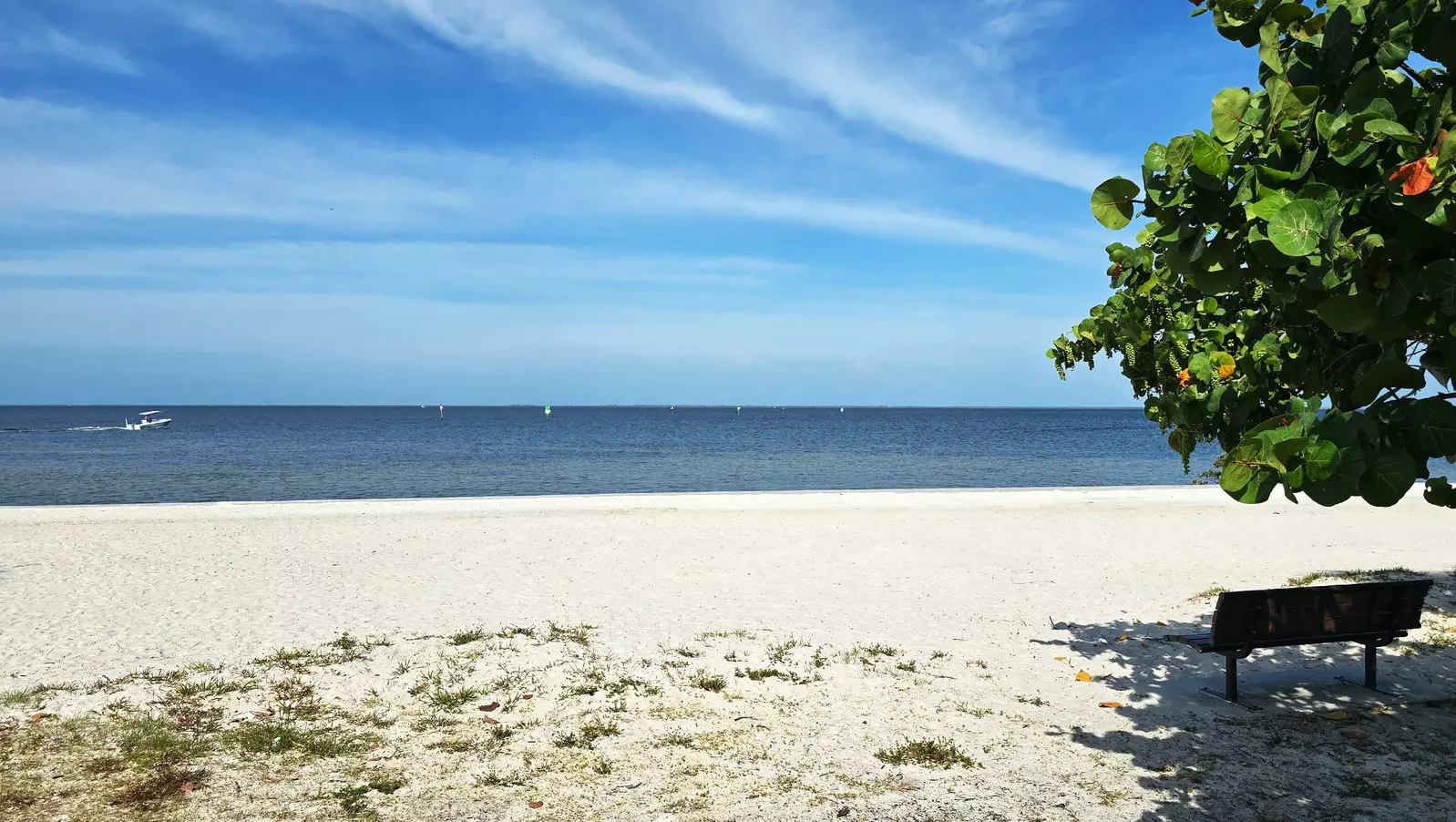 white sand beach