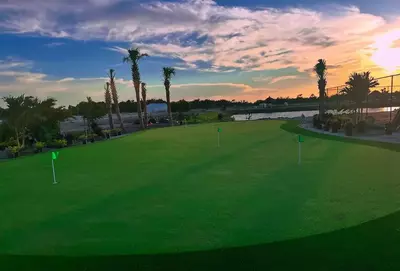 putting green at punta gorda rv resort